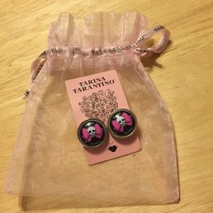 Authentic Tarina Tarantino Skull Earrings 💀 pinup